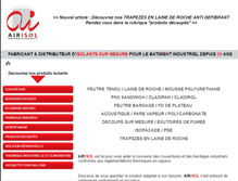 Tablet Screenshot of airisol.fr